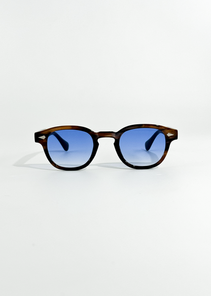 Lavinia | Vintage Round Tortoiseshell Gradient Sunglasses