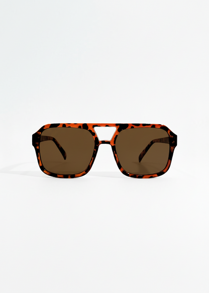 Celestina | Vintage Tortoiseshell Aviator Sunglasses