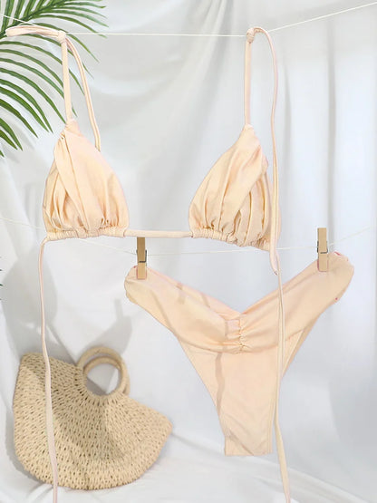 Momount Women Micro Bikini Set