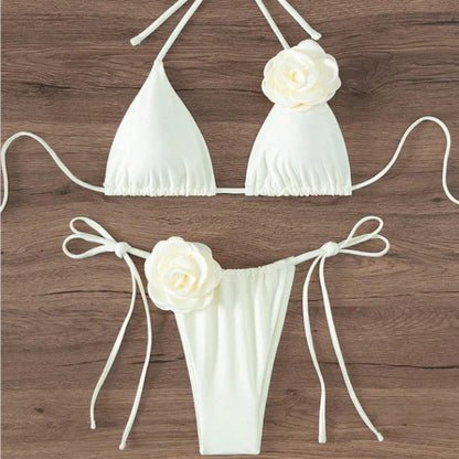 Momount Women Strappy Bikini Set
