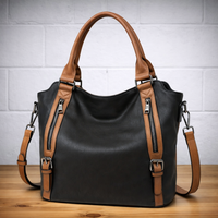 Black with Brown